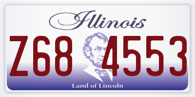 IL license plate Z684553
