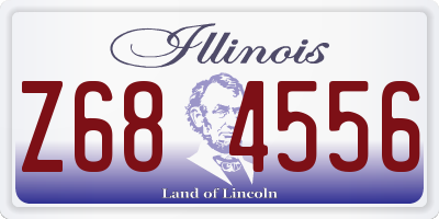 IL license plate Z684556