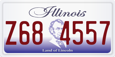 IL license plate Z684557