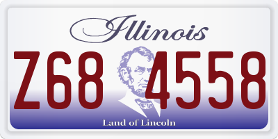 IL license plate Z684558