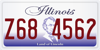 IL license plate Z684562