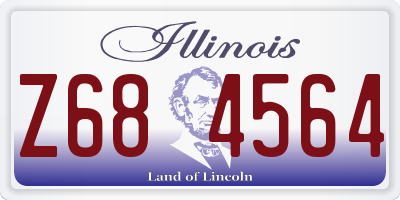 IL license plate Z684564