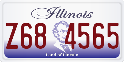IL license plate Z684565
