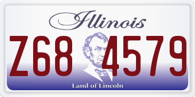 IL license plate Z684579