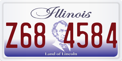 IL license plate Z684584