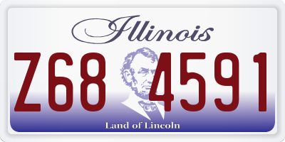 IL license plate Z684591