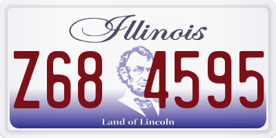IL license plate Z684595