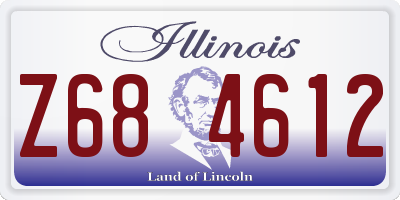 IL license plate Z684612