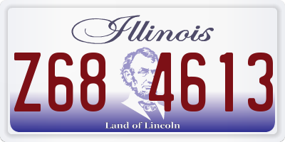 IL license plate Z684613