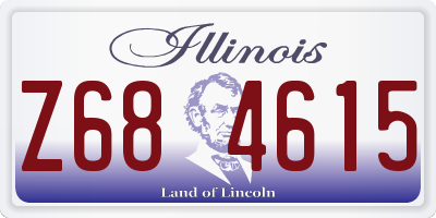 IL license plate Z684615