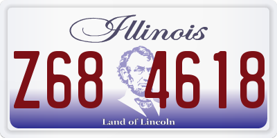 IL license plate Z684618