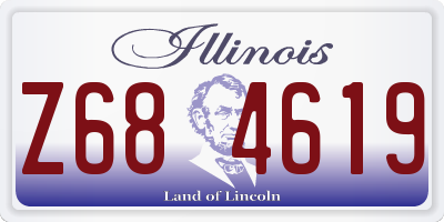 IL license plate Z684619