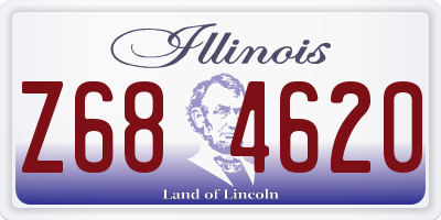 IL license plate Z684620