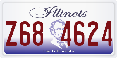 IL license plate Z684624