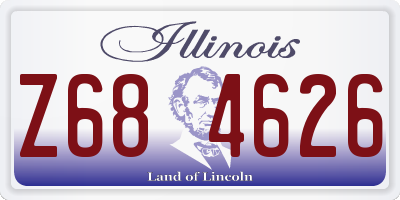IL license plate Z684626