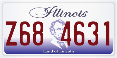 IL license plate Z684631