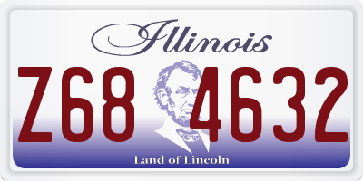 IL license plate Z684632