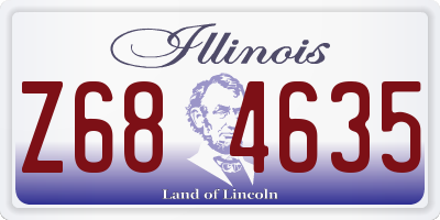 IL license plate Z684635