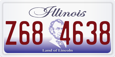IL license plate Z684638