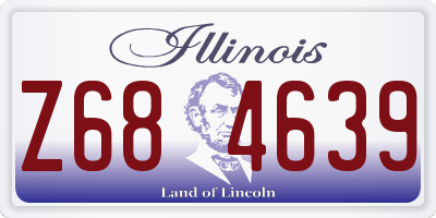 IL license plate Z684639