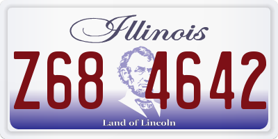 IL license plate Z684642