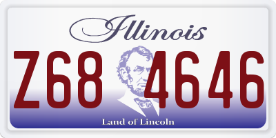 IL license plate Z684646