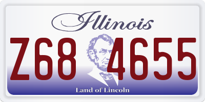 IL license plate Z684655
