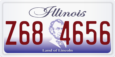 IL license plate Z684656