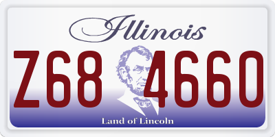 IL license plate Z684660