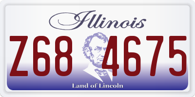 IL license plate Z684675