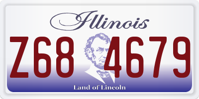 IL license plate Z684679