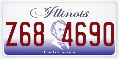 IL license plate Z684690