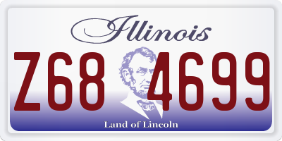 IL license plate Z684699