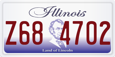IL license plate Z684702