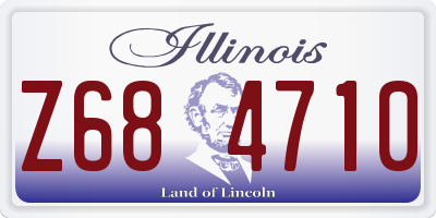 IL license plate Z684710