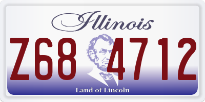IL license plate Z684712