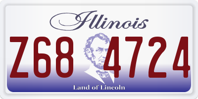 IL license plate Z684724