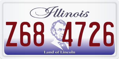 IL license plate Z684726