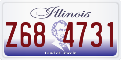 IL license plate Z684731