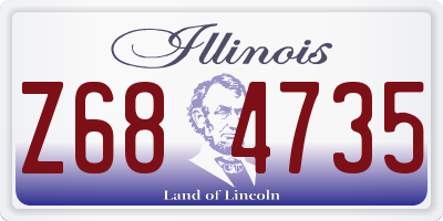 IL license plate Z684735