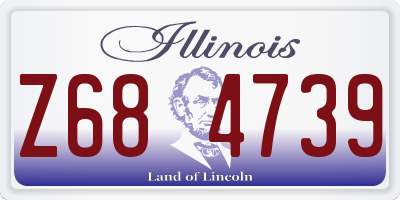 IL license plate Z684739