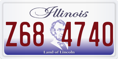 IL license plate Z684740
