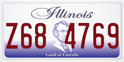 IL license plate Z684769