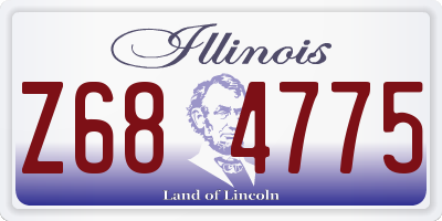 IL license plate Z684775