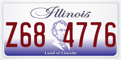 IL license plate Z684776
