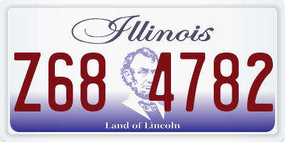 IL license plate Z684782