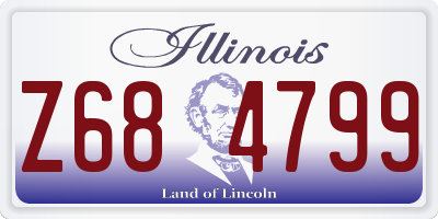 IL license plate Z684799