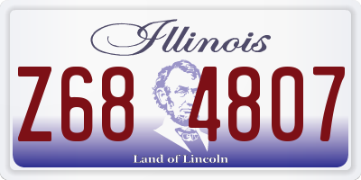 IL license plate Z684807