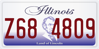 IL license plate Z684809