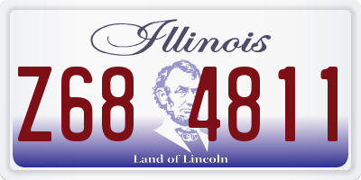IL license plate Z684811